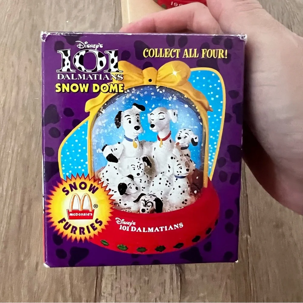 Snow‎ Dome ~ McDonalds 101 Dalmatians Snow Dome 1996 Happy Meal Toy - NIB